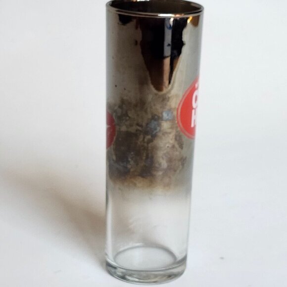 MGM Grand CRAZY HORSE PARIS High Ball Glass Sexy Smoky Chrome Kiss Mark - Picture 4 of 6